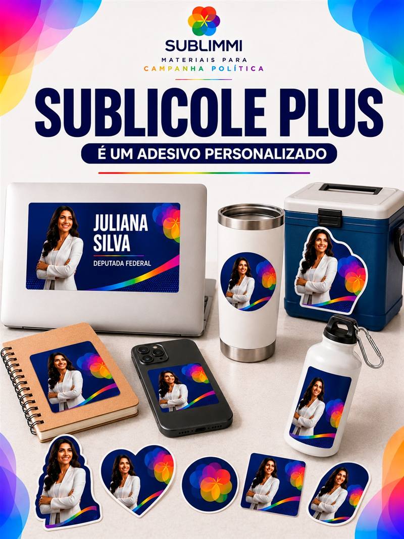 Sublicole Plus — adesivos personalizados em vários formatos